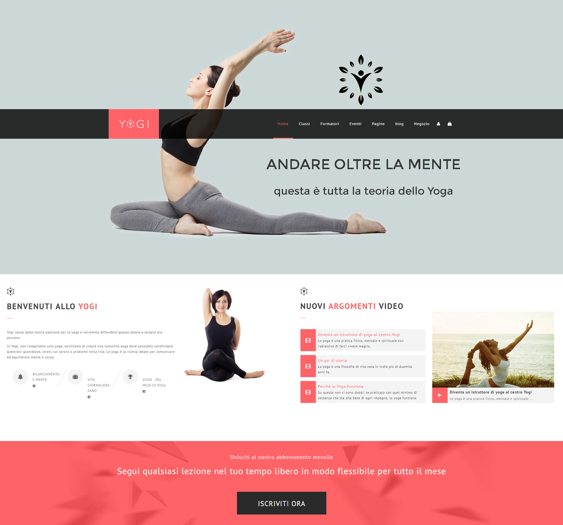 Anteprima sito Yogi