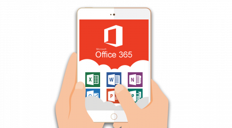 disegno tablet con office 365